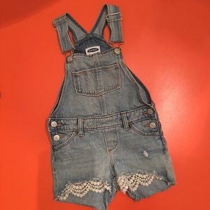 OLD NAVY girls overall shorts